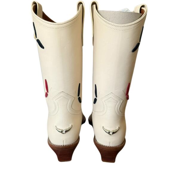 Zadig & Voltaire Cara Western Boots – Flash (Cream) | US 6–7 / FR 37 | NWT - Picture 7 of 8
